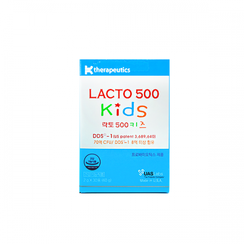 락토500키즈 (30포x2상자) 2개월분 어린이 아기 유아 유산균 프로바이오틱스