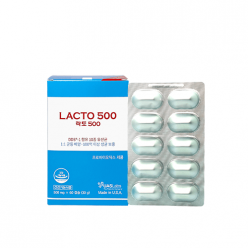 락토500 Alu-Alu 알루 (60캡슐x1상자) 2개월분 유산균